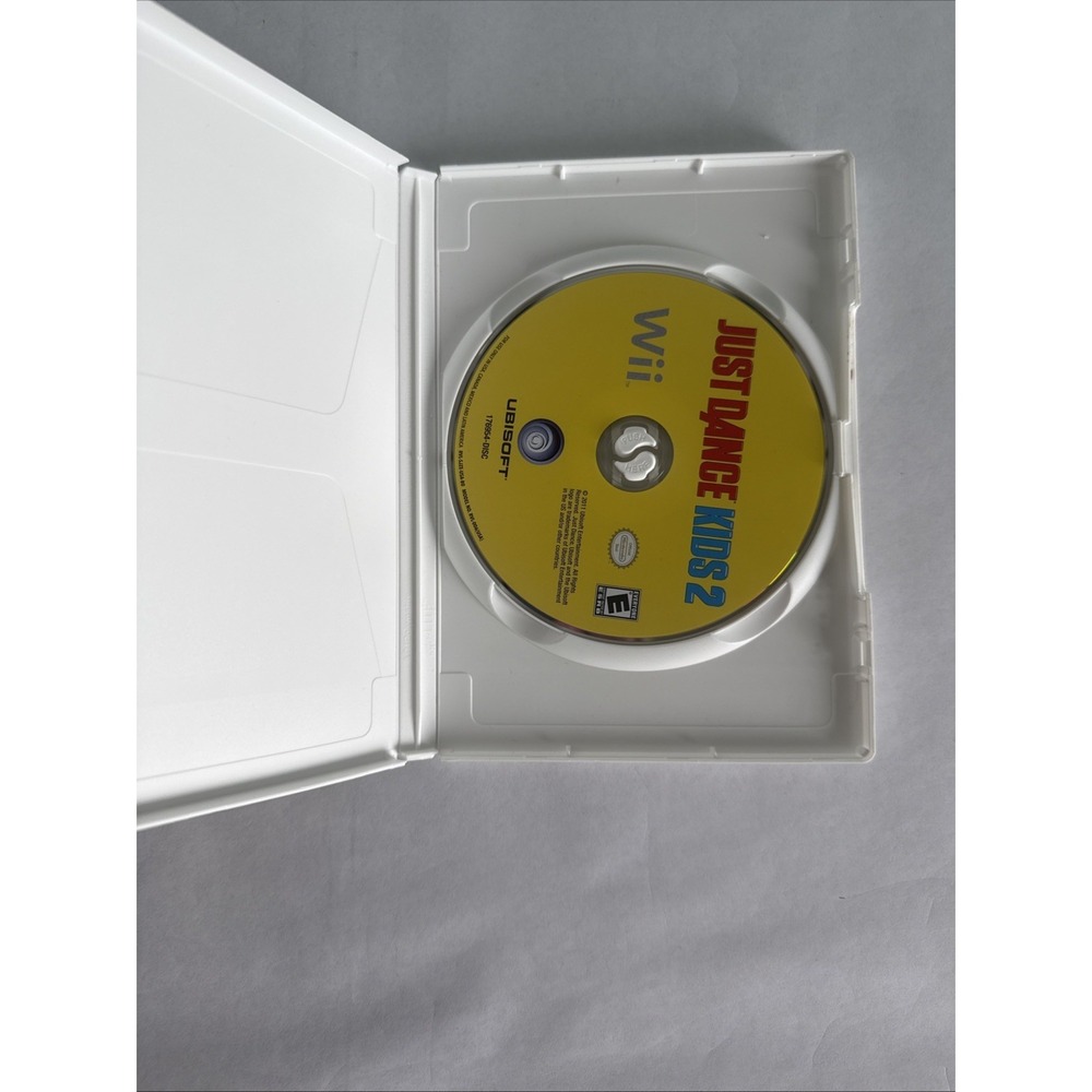 Just Dance Kids 2 Wii DISC+CASE 40 Fun Songs WORKS Movement Entertainment - Picture 3 of 4